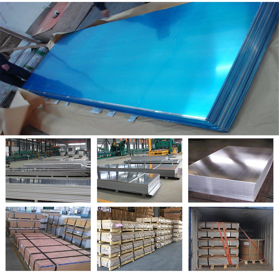 Good Quality Blue PVC Film Protected Alloy Aluminum Sheets Plates for Industrial Materials