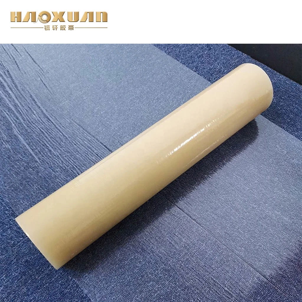 No Residue Self Adhesive Carpet Protection PE Plastic Covering Film