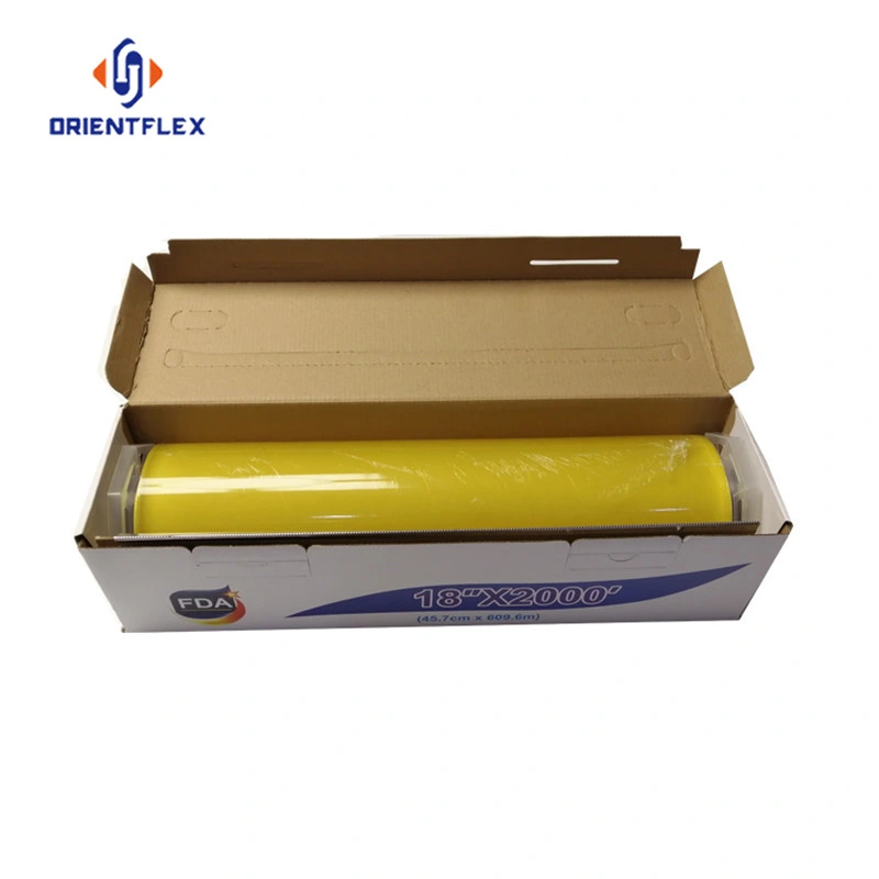 Food Grade Wrap Fresh Packaging Protection Film Jumbo Roll Plastic PVC PE Cling Film