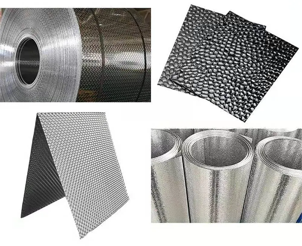 Anti-Slip Heat Insulation Anodized Stucco Embossed Diamond Pattern Aluminum Checkered Chequered Plate for Truck Trailer Anti-Slip Floor Tile