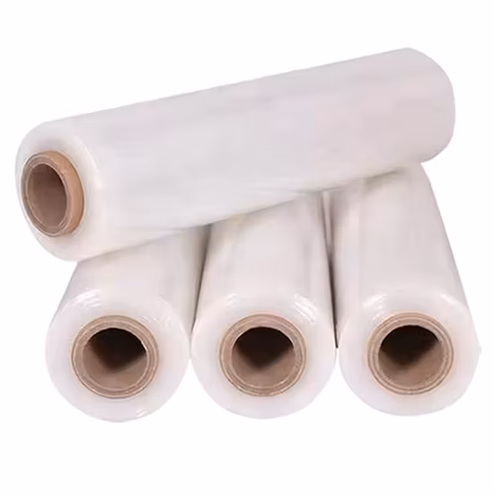 PE Plastic Shrink Film White and Clear Industrial Stretch Film Black Protection Film